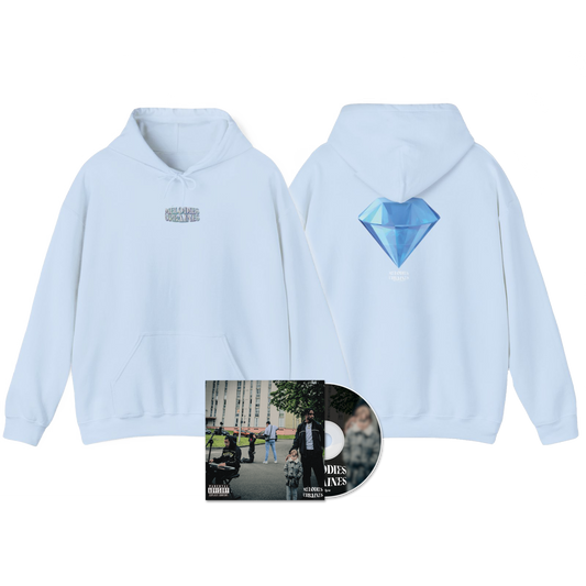 HOODIE MÉLODIES URBAINES BLUE™ + CD "MÉLODIES URBAINES"